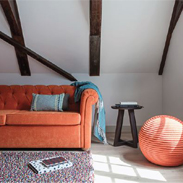 Wittenberg Little House Orange Sofa