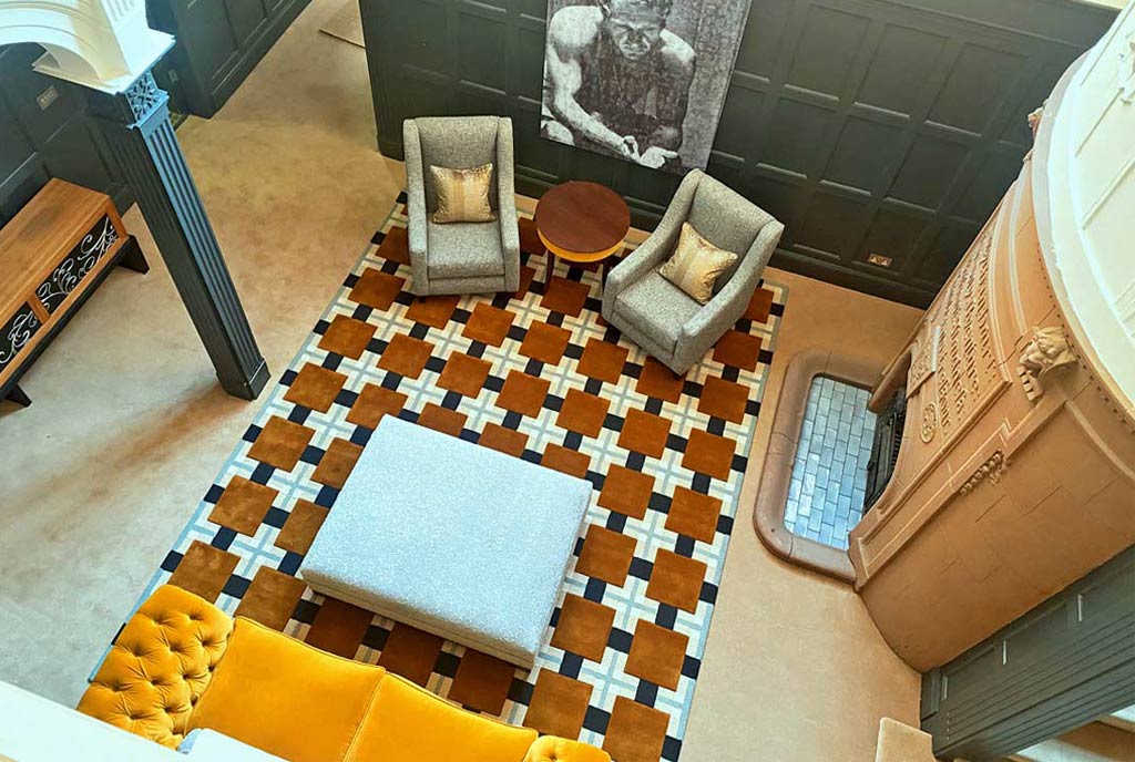 Feature image ochre duck egg and charcoal grand entrace hallway joseph king interiors bristol